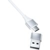 Kabel USB/USB-C - USB-C/Micro USB/Lightning 3MK Hyper Cable 3in1 1.5 m Biały Typ USB-C - Micro USB