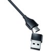 Kabel USB/USB-C - USB-C/Micro USB/Lightning 3MK Hyper Cable 3in1 1.5 m Czarny Typ USB-C - Micro USB