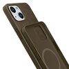 Etui 3MK Hardy MagFabric Case do Apple iPhone 15 Ciemnoszary Materiał Mikrofibra