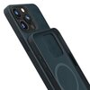 Etui 3MK Hardy MagFabric Case do Apple iPhone 15 Pro Niebieski Materiał Mikrofibra