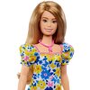 Lalka Barbie Fashionistas Niebiesko-żółte Kwiaty HJT05 Wiek 3+