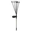 Lampa solarna SASKA GARDEN STL-7237 Kolor Czarno-srebrny