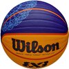 Piłka koszykowa WILSON Fiba 3X3 Paris Retail 2024 (rozmiar 6) Kolor Żółto-niebieski