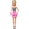 Lalka Barbie Fashionistas Top w biało-czarne paski HRH11 Typ Lalka z akcesoriami