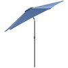 Parasol ogrodowy SASKA GARDEN 1056098 Granatowy Materiał Stal + powłoka proszkowa