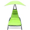 Leżak z parasolem SASKA GARDEN Bergamo 1054438 Limonka