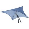 Leżak z parasolem SASKA GARDEN Bergamo 1054445 Granatowy Regulacja Nie