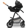 Wózek dziecięcy LIONELO Amber 3w1 Grey Stone Szaro-czarny Stelaż Aluminiowy