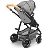 Wózek dziecięcy LIONELO Amber 3w1 Grey Stone Szaro-czarny Informacje dodatkowe Komfortowy dla dziecka