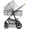 Wózek dziecięcy LIONELO Amber 3w1 Grey Stone Szaro-czarny Bezpieczeństwo Amortyzacja