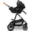 Wózek dziecięcy LIONELO Amber 3w1 Grey Graphite Czarno-szary Stelaż Aluminiowy