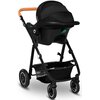 Wózek dziecięcy LIONELO Amber 3w1 Grey Graphite Czarno-szary Rodzaj kół Gumowe