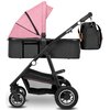 Wózek dziecięcy LIONELO Amber 3w1 Pink Rose Czarno-różowy Maksymalna waga dziecka [kg] 22