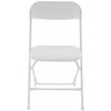 Krzesło składane SASKA GARDEN 1053776 Biały (2 szt.) Materiał Stal