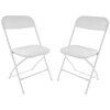 Krzesło składane SASKA GARDEN 1053776 Biały (2 szt.) Składane Tak