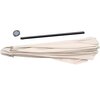 Parasol ogrodowy SASKA GARDEN z oświetleniem LED 300 cm Beżowy Rodzaj Parasol