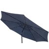 Parasol ogrodowy SASKA GARDEN z oświetleniem LED 300 cm Granatowy Moskitiera Nie