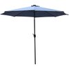 Parasol ogrodowy SASKA GARDEN z oświetleniem LED 300 cm Granatowy Podstawa Nie