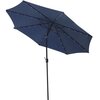 Parasol ogrodowy SASKA GARDEN z oświetleniem LED 300 cm Granatowy Rodzaj Parasol
