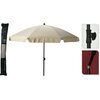 Parasol ogrodowy PROGARDEN 918329 Kremowy Materiał Poliester