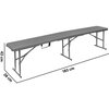 Ławka cateringowa SASKA GARDEN Woodland 1053769 Materiał wykonania konstrukcji Stal