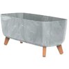 Doniczka PROSPERPLAST Gracia Case DGCL400E-422U Jasnoszary