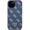Etui GUESS 4G Triangle Metal Logo do Apple iPhone 15 Plus Niebieski Model telefonu iPhone 15 Plus