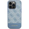 Etui GUESS 4G Bottom Stripe Metal Logo Collection do Apple iPhone 15 Pro Max Niebieski Model telefonu iPhone 15 Pro Max