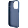 Etui GUESS 4G Bottom Stripe Metal Logo Collection do Apple iPhone 15 Pro Max Niebieski Gwarancja 24 miesiące