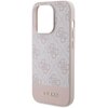 Etui GUESS 4G Bottom Stripe Metal Logo Collection do Apple iPhone 15 Pro Różowy Typ Etui nakładka