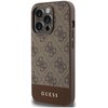 Etui GUESS 4G Bottom Stripe Metal Logo Collection do Apple iPhone 15 Pro Max Brązowy Seria telefonu iPhone
