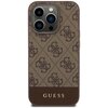 Etui GUESS 4G Bottom Stripe Metal Logo Collection do Apple iPhone 15 Pro Max Brązowy Model telefonu iPhone 15 Pro Max