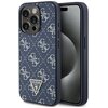 Etui GUESS 4G Triangle Metal Logo do Apple iPhone 15 Pro Niebieski