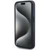 Etui GUESS 4G Triangle Metal Logo do Apple iPhone 15 Pro Niebieski Dominujący kolor Niebieski