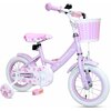 Rower dziecięcy ENERO Princess 12 cali dla dziewczynki Różowy