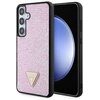 Etui GUESS Rhinestone Triangle do Samsung Galaxy S24+ Różowy
