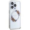 Etui GUESS IML Flowers Wreath MagSafe do Apple iPhone 15 Pro Przezroczysty Kompatybilność Apple iPhone 15 Pro