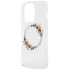 Etui GUESS IML Flowers Wreath MagSafe do Apple iPhone 15 Pro Przezroczysty Typ Etui nakładka