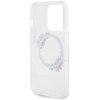 Etui GUESS IML Flowers Wreath MagSafe do Apple iPhone 15 Pro Przezroczysty Gwarancja 24 miesiące