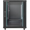 Szafa RACK QOLTEC 19" 15U 54518 600 x 600 mm, Stojąca Czarny
