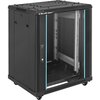 Szafa RACK QOLTEC 19" 15U 54518 600 x 600 mm, Stojąca Czarny Standard 19"