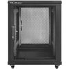 Szafa RACK QOLTEC 19" 15U 54519 600 x 600 mm, Stojąca Czarny Standard 19"