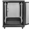 Szafa RACK QOLTEC 19" 15U 54519 600 x 600 mm, Stojąca Czarny Wysokość wewnętrzna 15U