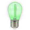 Żarówki LED GOLDLUX 36V S14 E27 (2 sztuki) Zielony Moc [W] 0.3