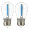 Żarówki LED GOLDLUX 36V S14 E27 (2 sztuki) Niebieski