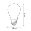 Żarówki LED GOLDLUX 36V S14 E27 (2 sztuki) Niebieski Rodzaj Żarówka LED
