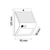 Naświetlacz solarny GOLDLUX LED BOX Mini z czujnikiem PIR zmierzchowo-ruchowym Głębokość [mm] 50
