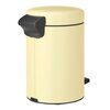 Kosz na śmieci z pedałem BRABANTIA NewIcon neutralizacja zapachów, antypoślizgowy, stal 3L Żółty Materiał Stal nierdzewna