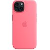 Etui APPLE Silicone Case MagSafe do iPhone 15 Różowy Dominujący kolor Różowy