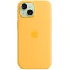 Etui APPLE Silicone Case MagSafe do iPhone 15 Promienny Kompatybilność Apple iPhone 15
